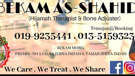 Bekam & Bone Adjustment (Rawatan Pembetulan Tulang) As-Shahid - Bera, Pahang Bekam & Bone Adjustment (Rawatan Pembetulan Tulang) As-Shahid - Bera, Pahang
